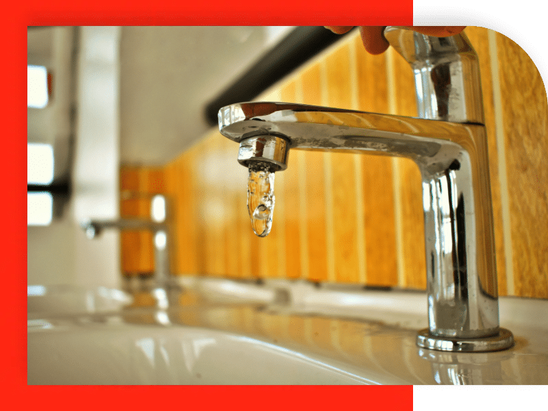 Faucet dripping